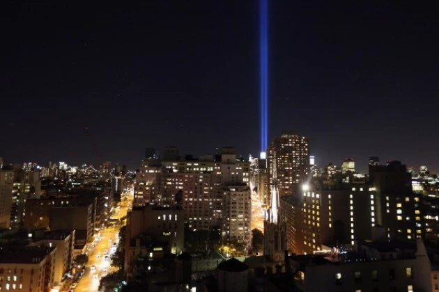 New York City's "Tribute In Light"