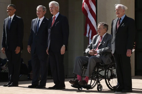 George W. Bush Library Dedication Attended By President Obama And Former Presidents
