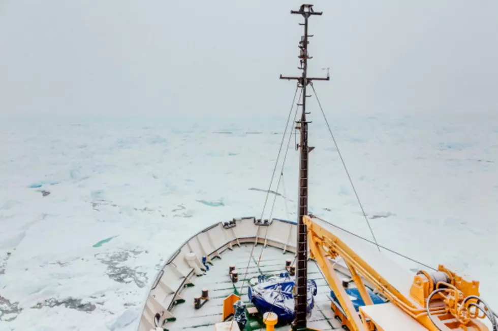 Russian Ship Still Iced In