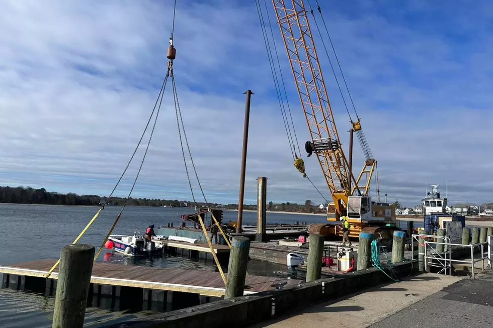 Wareham Department of Natural Resources Explains Building Materials at Onset Pier