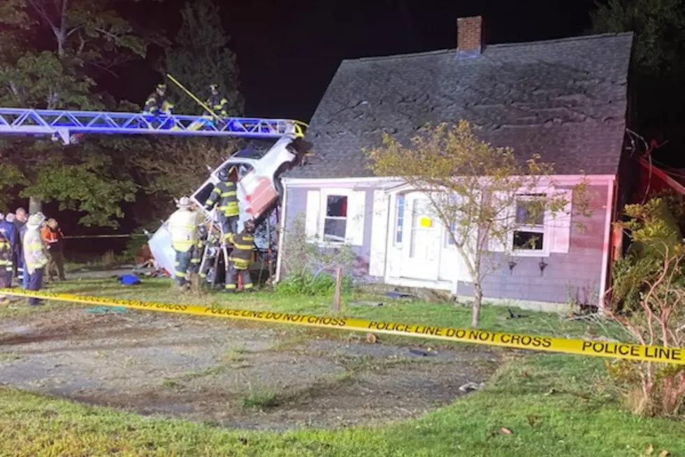 Van Crashes Into Vacant Wareham Home and Causes Fire