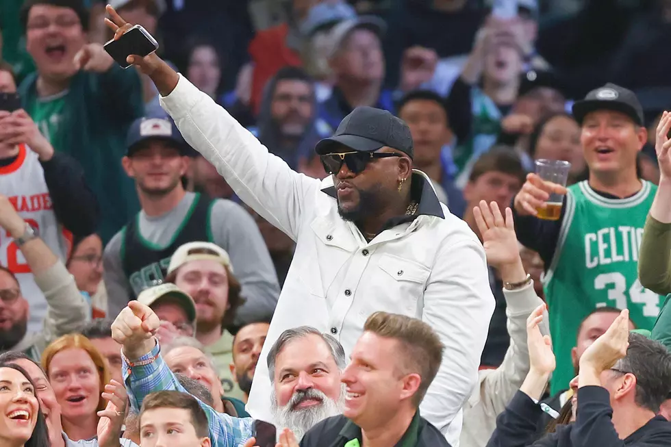 David Ortiz Steals the Show at Celtics Playoff Game in Boston